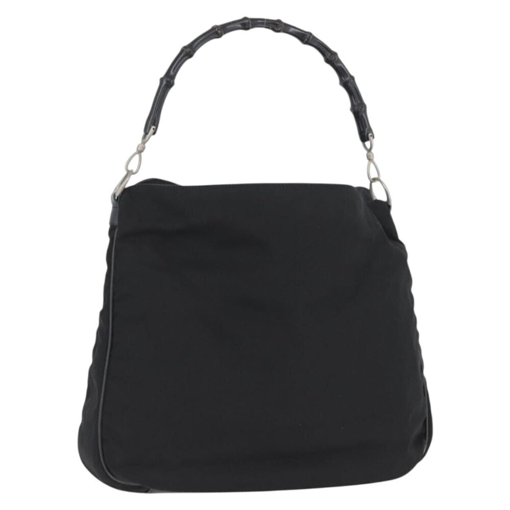 Gucci Vintage Bamboo Handle Nylon